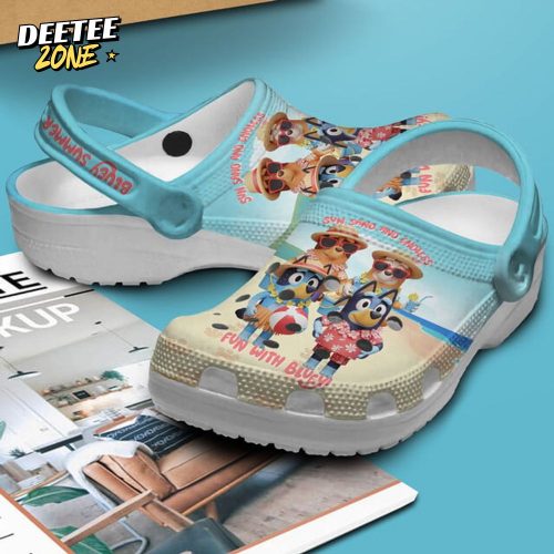 Bluey Summer Beach Clogs – Fun with Bluey Vacation Edition