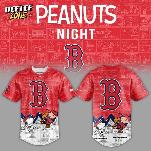 Boston Red Sox 75th Anniversary of Peanuts Jersey