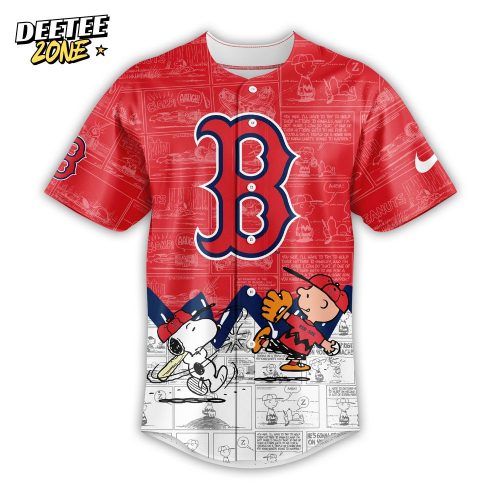 Boston Red Sox 75th Anniversary of Peanuts Jersey