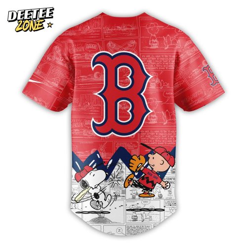 Boston Red Sox 75th Anniversary of Peanuts Jersey