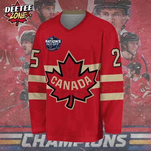 Canada 2025 4 Nations Face-Off Hockey Jersey