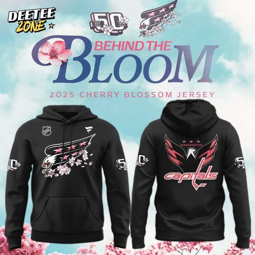 Capitals Unveil Specialty Cherry Blossom Jerseys 50th specialty Black Hoodie