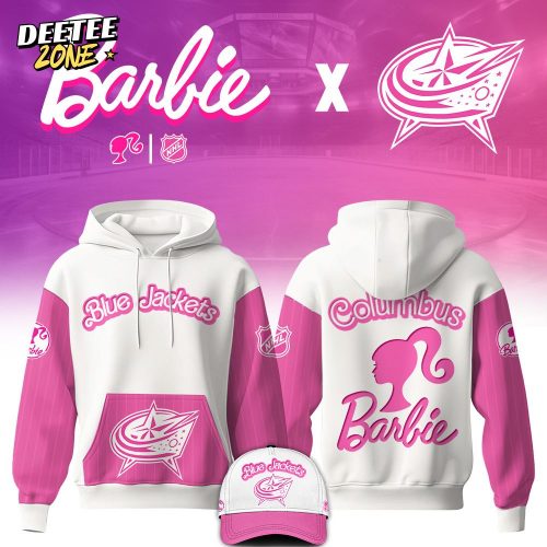 Columbus Blue Jackets x Barbie Night Game Limited Edition Hoodie 2025