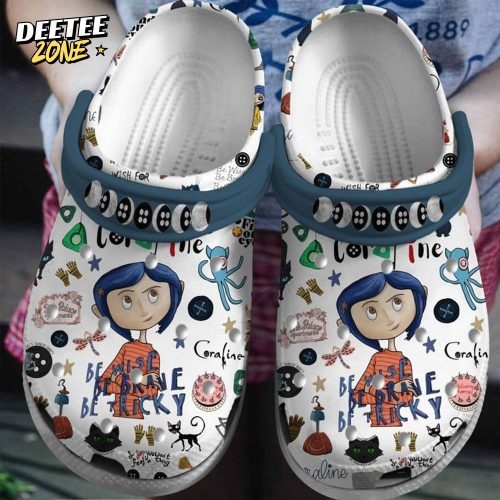 Coraline Button Eyes Clogs – Comfortable Cartoon Slippers