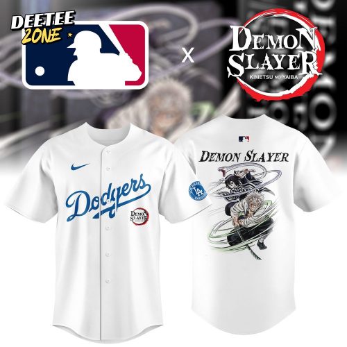 Dodgers X Demon Slayer New Season Jersey 2025 White