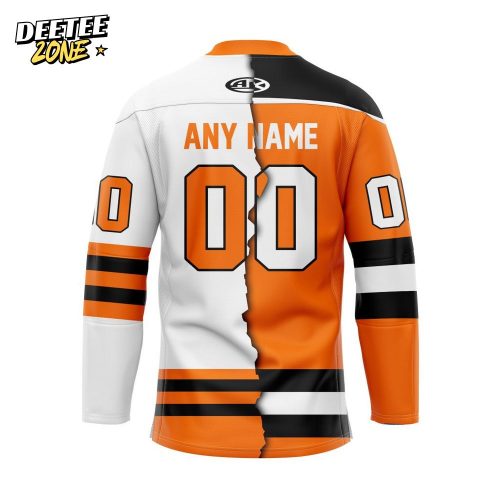 ECHL Fort Wayne Komets Personalized Mix Design Lace-Up Hockey Jersey