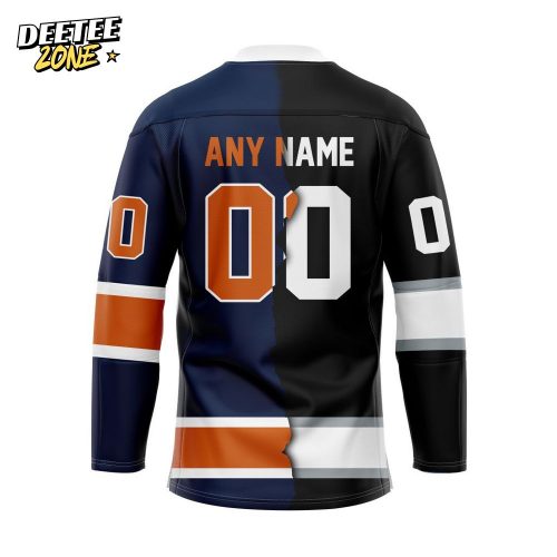 ECHL Greenville Swamp Rabbits Personalized Mix Design Lace-Up Hockey Jersey