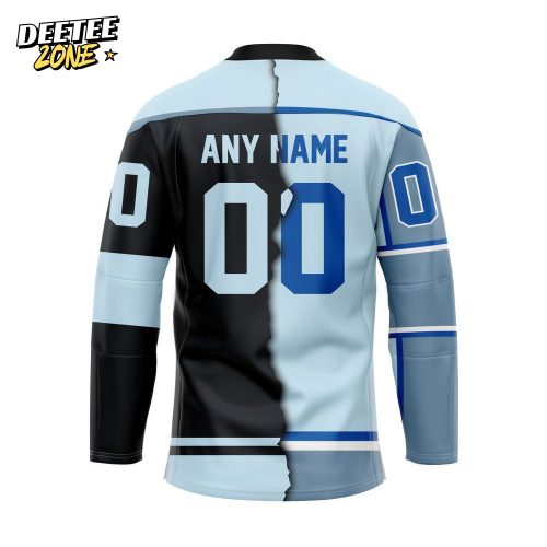 ECHL Wichita Thunder Personalized Mix Design Lace-Up Hockey Jersey