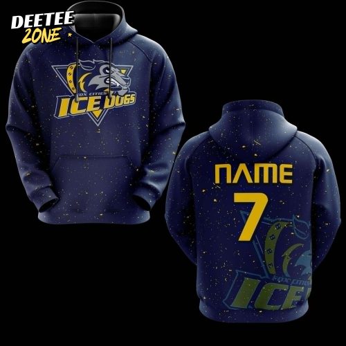 Fox Cities Ice Dogs Custom Hockey Hoodie