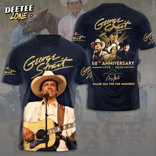 George Strait 50th anniversary 3D Tshirt