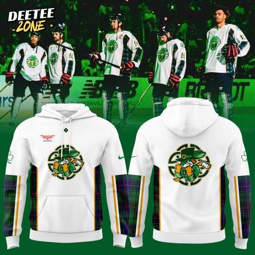 Greenville Swamp Rabbits St. Patrick’s Day Uniform Hoodie