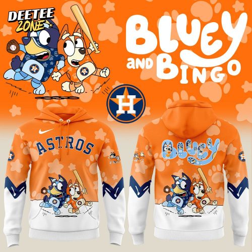 Houston Astros Bluey and Bingo Hoodie