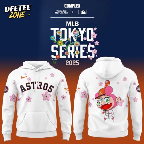 Houston Astros Takashi Murakami x MLB World Tour Tokyo Series White Hoodie