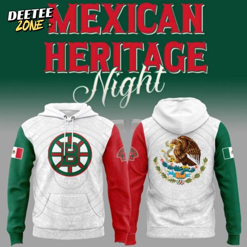 Limited Edition Bruins x Mexican Heritage Night 2025 Hoodie