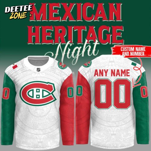 Limited Edition Canadiens x Mexican Heritage Night 2025 Custom Jersey