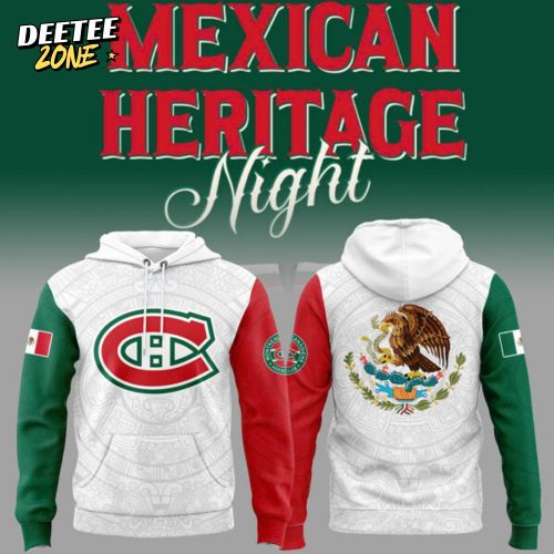 Limited Edition Canadiens x Mexican Heritage Night 2025 Hoodie