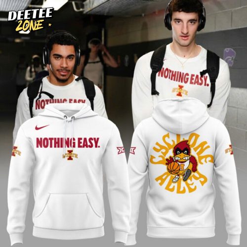 Limited Edition Cyclones Basketball “Nothing Easy” 2025 Hoodie