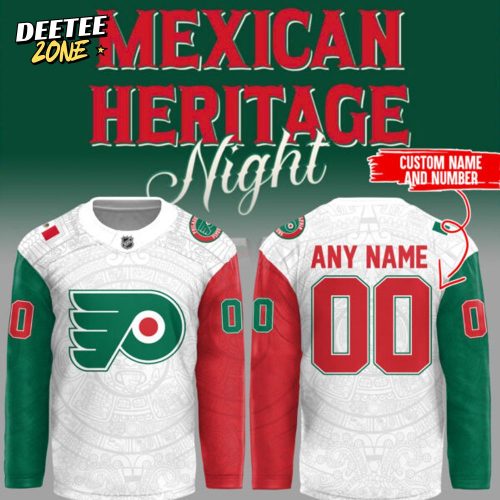 Limited Edition Flyers x Mexican Heritage Night 2025 Custom Jersey