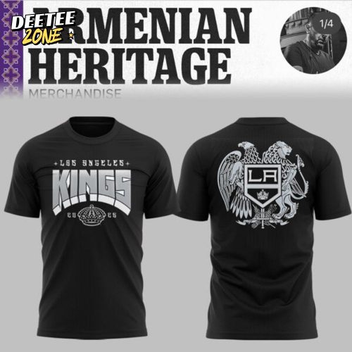 Limited Edition LA Kings x Armenian Heritage Tshirt 2025