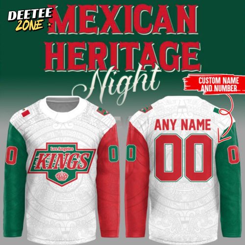 Limited Edition LA kings x Mexican Heritage Night 2025 Custom Jersey