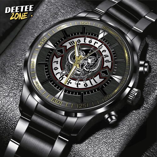 Limited Edition Mth Leather Motorhead Rock n roll Stainless Steel Watch