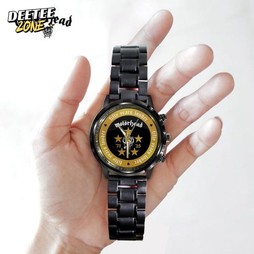 Limited Edition Mth Leather Motorhead Stainless Steel Watch