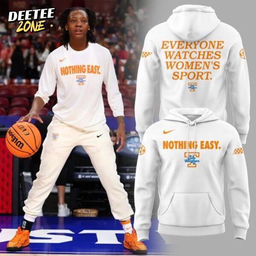 Limited Edition Nothing Easy Lady Vols Basketball Hoodie