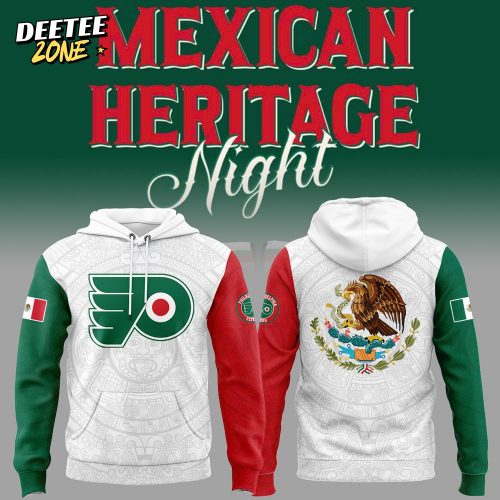 Limited Edition Philadelphia Flyers x Mexican Heritage Night 2025 Hoodie