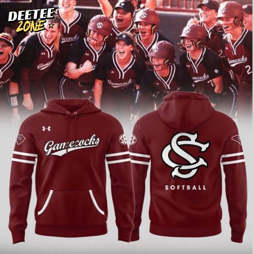 Limited Edition SC Gamecocks Softball Red Hoodie