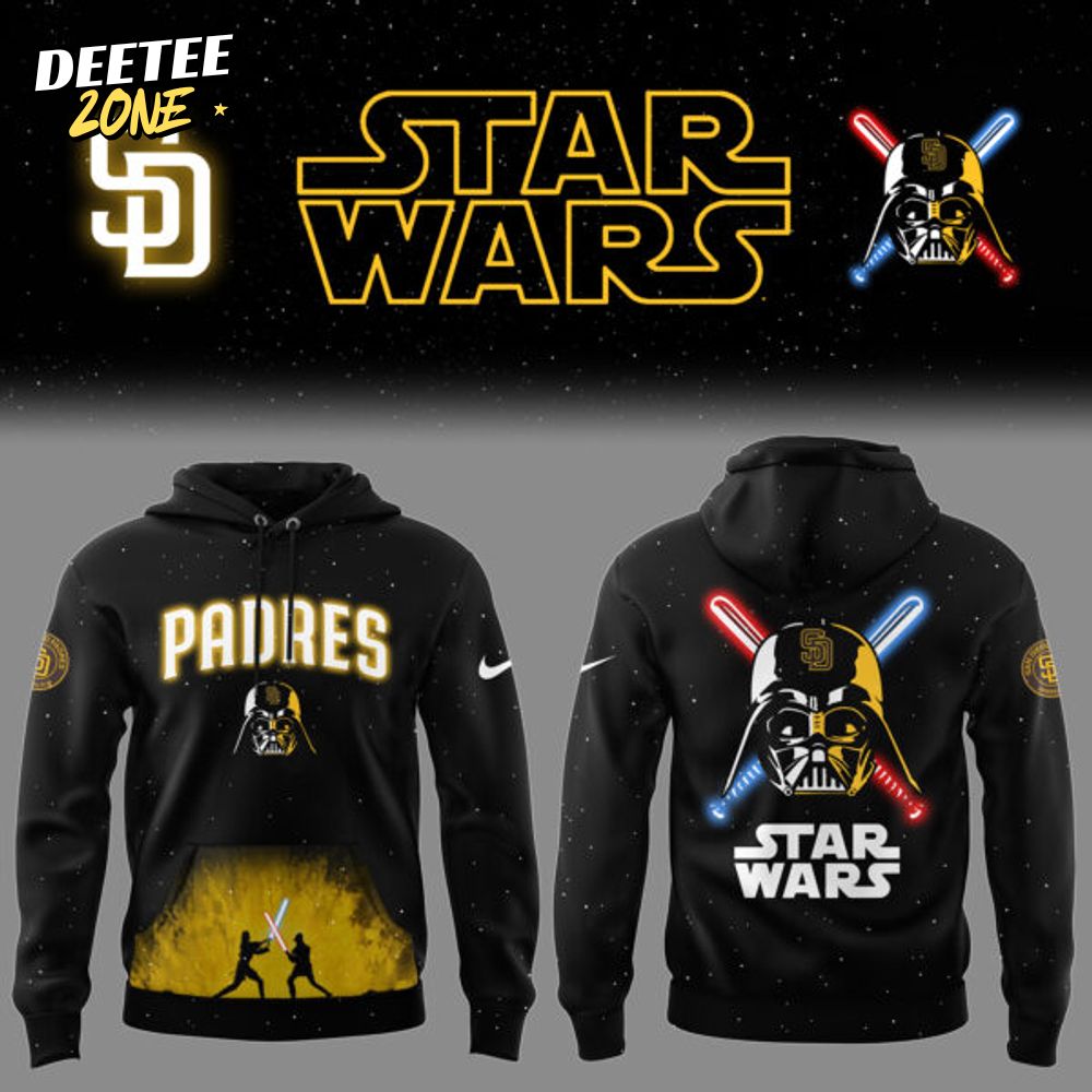 Limited Edition SD Padres x Star Wars Night 2025 Hoodie Limited Edition SD Padres x Star Wars Night 2025 Hoodie
