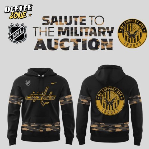 Limited Edition Washington Capitals Salute to Military Hoodie