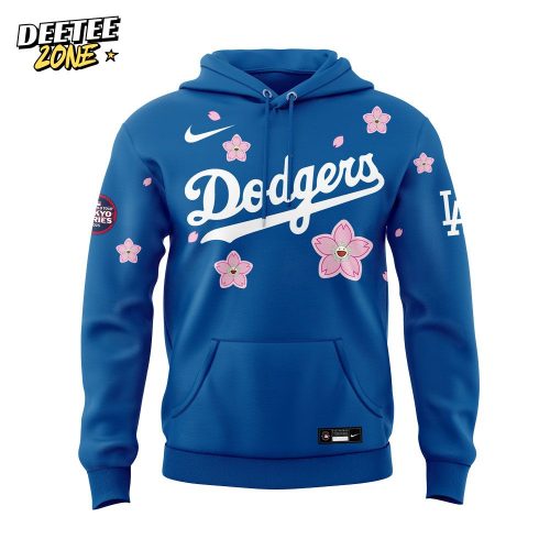 Los Angeles Dodgers Takashi Murakami x MLB World Tour Tokyo Series Blue Hoodie