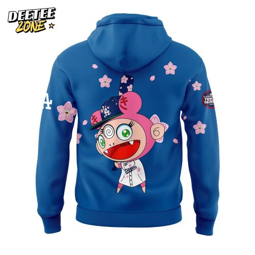 Los Angeles Dodgers Takashi Murakami x MLB World Tour Tokyo Series Blue Hoodie