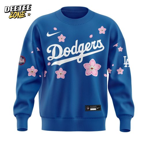 Los Angeles Dodgers Takashi Murakami x MLB World Tour Tokyo Series Blue Sweatshirt