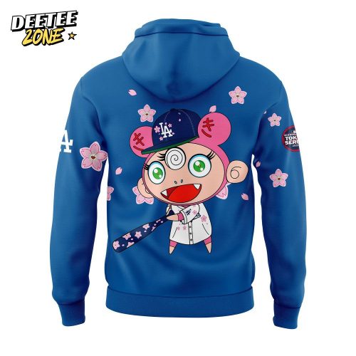 Los Angeles Dodgers Takashi Murakami x MLB World Tour Tokyo Series Blue V4 Hoodie