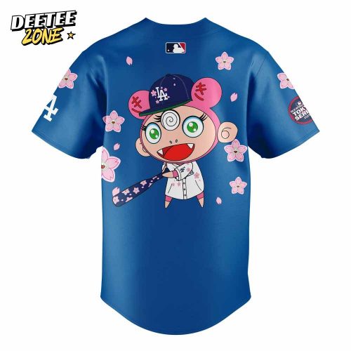 Los Angeles Dodgers Takashi Murakami x MLB World Tour Tokyo Series Blue V4 Jersey