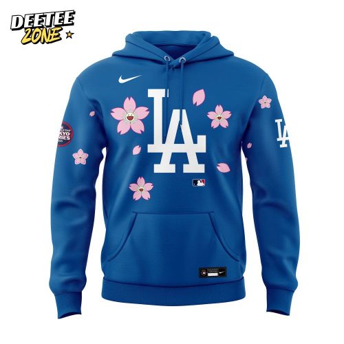 Los Angeles Dodgers Takashi Murakami x MLB World Tour Tokyo Series Blue V5 Hoodie