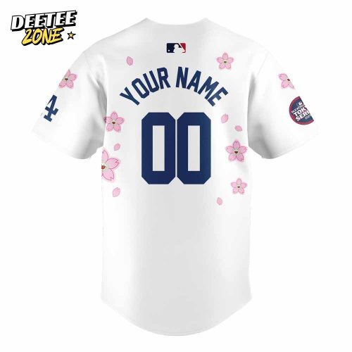 Los Angeles Dodgers Takashi Murakami x MLB World Tour Tokyo Series Custom Name Number For Fans Jersey