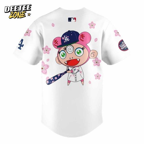 Los Angeles Dodgers Takashi Murakami x MLB World Tour Tokyo Series Whrite V3 Jersey