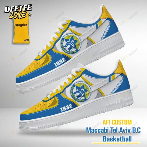 Maccabi Tel Aviv B.C. AF1 Sneaker Boots – Exclusive Design