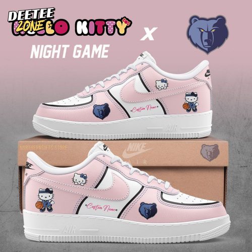 Memphis Grizzlies x Hello Kitty Night Game Custom Name Sneakers for Fans