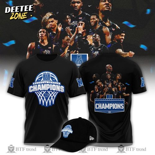 Memphis Tigers American Athletic Conference Basketball Regular Season Champions Locker Room Combo Limited Edition