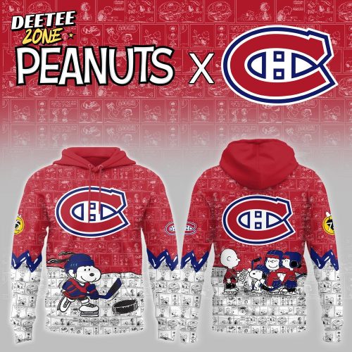 Montreal Canadiens x Peanuts 75 Years Anniversary Limited Hoodie