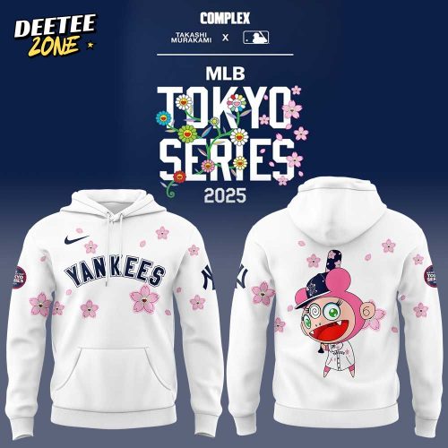 New York Yankees Takashi Murakami x MLB World Tour Tokyo Series White Hoodie