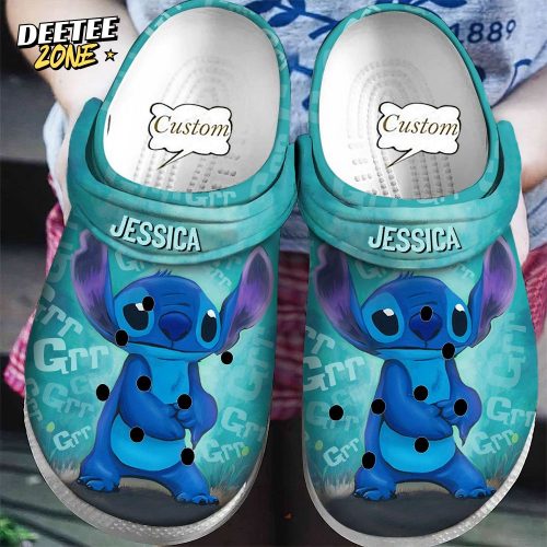 Personalized Funny Straw Doll Stitch Crocs