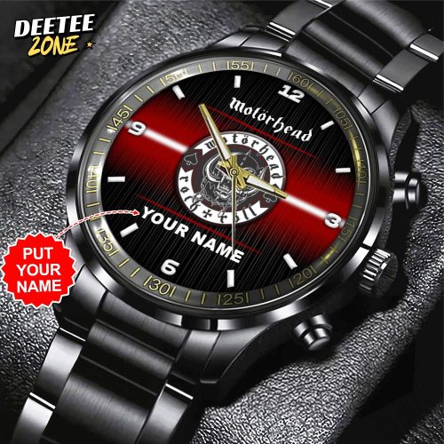 Personalized Motörhead Skull Stainless Steel Watch