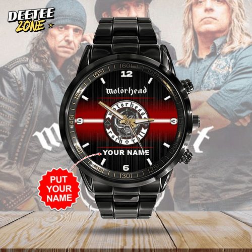 Personalized Motörhead Skull Stainless Steel Watch