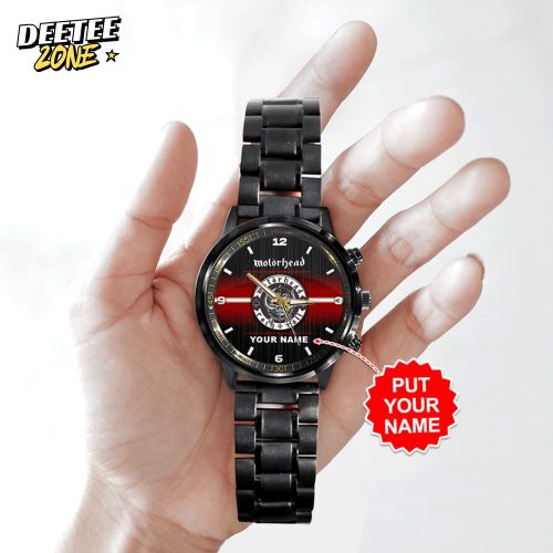 Personalized Motörhead Skull Stainless Steel Watch