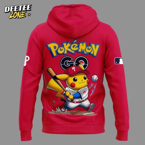 Philadelphia Phillies x Pokémon Go Red Hoodie – Limited Edition 2025