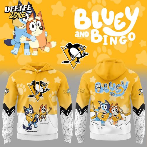 Pittsburgh Penguins Bluey and Bingo Hoodie